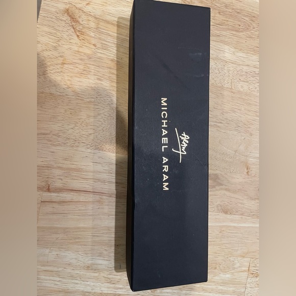 MICHAEL ARAM GOLD FEATHER CAKE SERVER - Picture 2 of 5